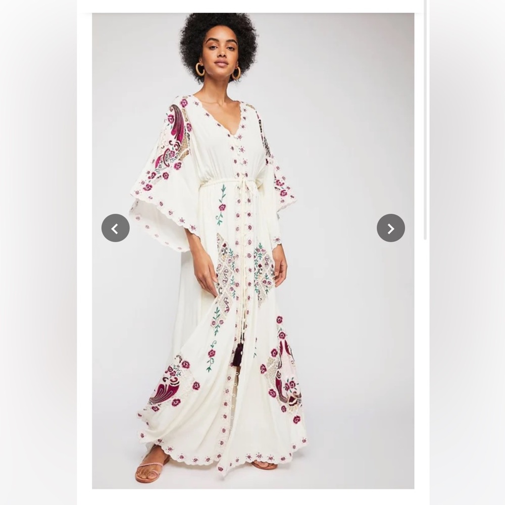 Balloon Rouge Duster Maxi Dress